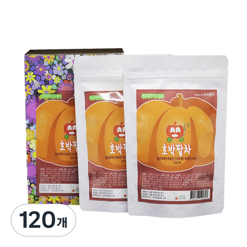 아이앤티 호박팥차 삼각티백, 1.2g, 120개