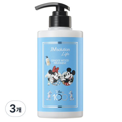 제이엠솔루션 라이프 디즈니100 에디션 진저 우드 트리트먼트, 3개, 500ml