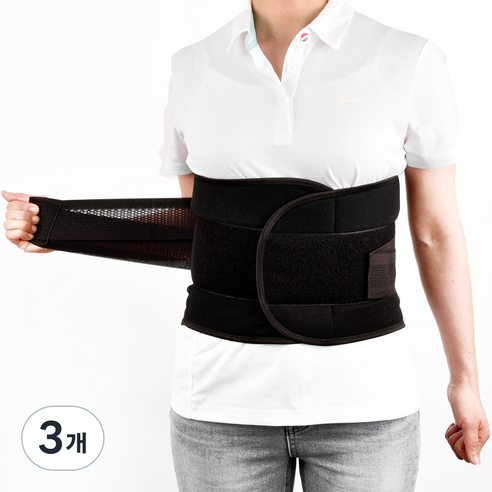 바디공식 남성용 허리보호대, 3개