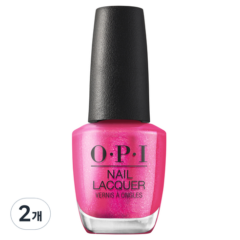 오피아이 네일락커 매니큐어 HRP08, Pink Bling and Be Merry, 2개, 15ml