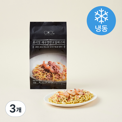 쵸이닷 새우 명란 오일 파스타 (냉동), 268g, 3개