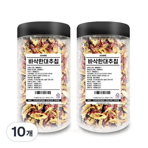 고미네 바삭한 대추칩, 100g, 10개