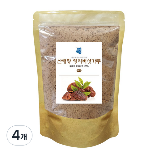 산해랑 영지버섯 분말, 1개, 180g