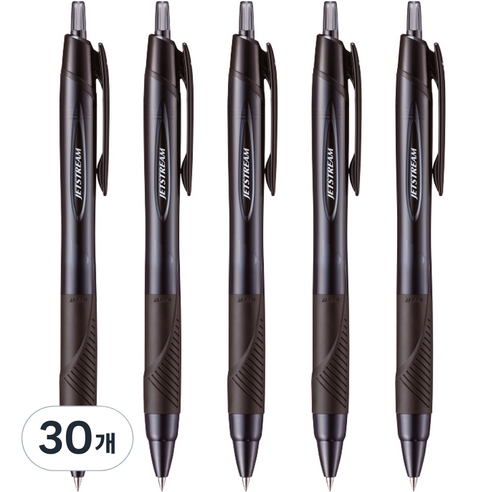 제트스트림 볼펜 0.38mm Y.D SXN-150-38, 블랙, 30개