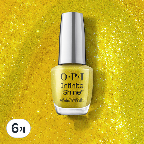오피아이 인피니트샤인 매니큐어, ISL145 Funshine, 15ml, 6개