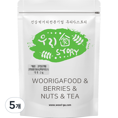 우리가스토리 감자전분, 5개, 2kg