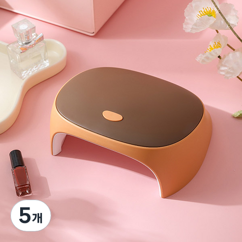 퍼니네일 귀여운 Fun SUN 5 젤네일 램프, 5개, 브라운