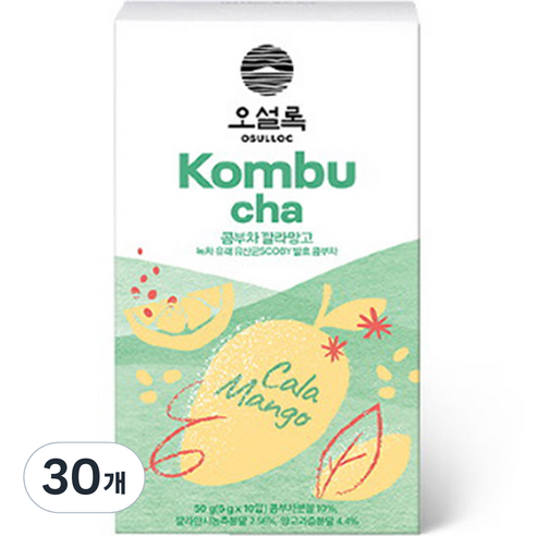 오설록 콤부차 깔라망고, 5g, 10개입, 3개