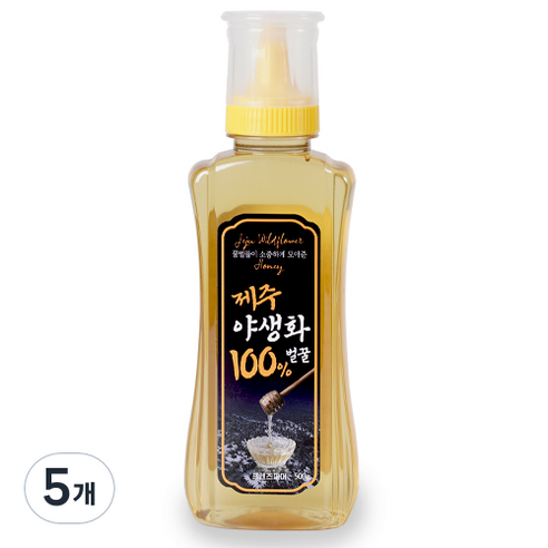 프렌즈파머 제주 야생화 벌꿀, 500g, 5개