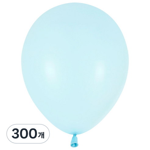 파티팡 마카롱풍선 라운드 30cm, 블루, 300개