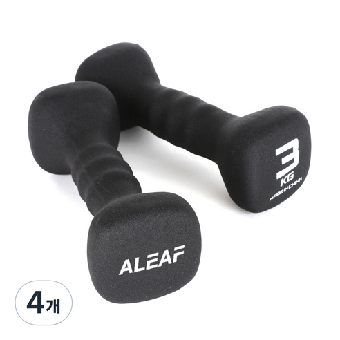 아리프 네오프렌 사각아령, 3kg, 4개