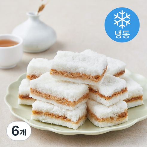착한떡 달콤한 우유백설기 (냉동), 45g, 6개, 10개입