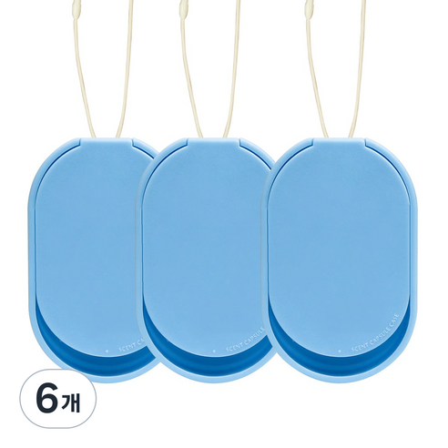 아로마푸딩 캡슐 방향제 3p, 1ml, 6개, 시트러스 우디