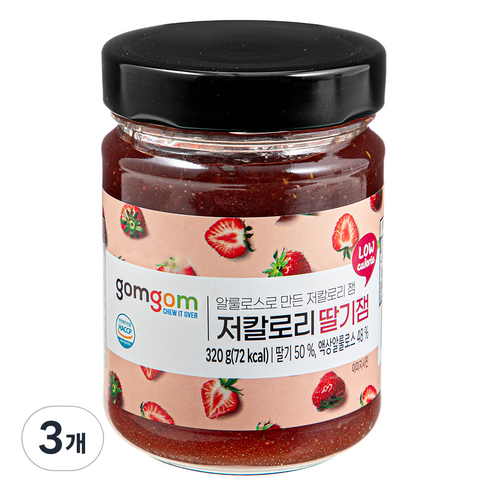 곰곰 저칼로리 딸기잼, 320g, 3개