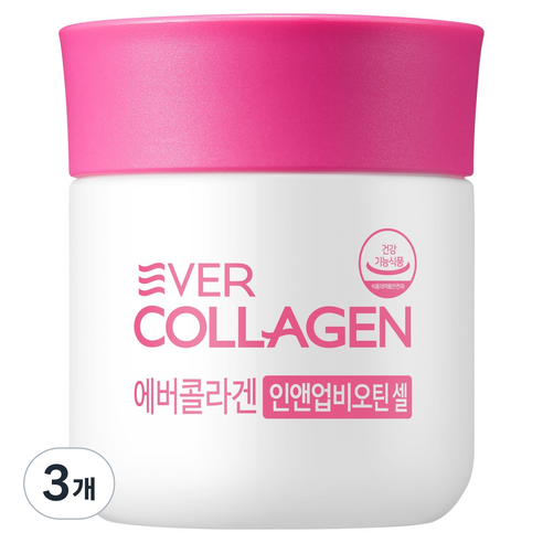 에버콜라겐 인앤업비오틴 셀 4주분, 56정, 3개