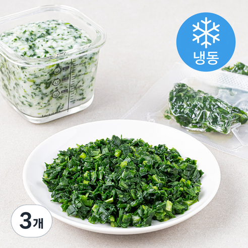 맘마유 부추 다짐 (냉동), 160g, 3개, 부추맛