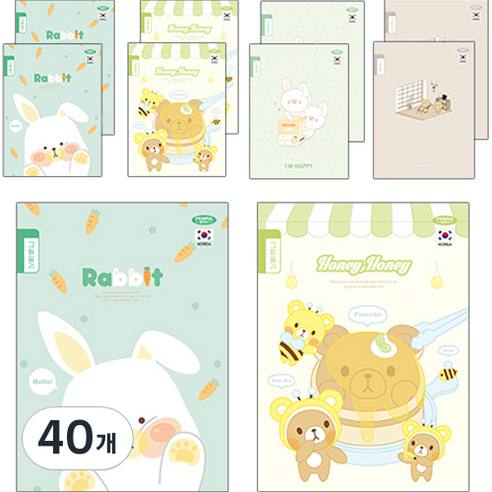 펜피아 800 초등제본 그림 일기장, A, B, C, D(랜덤발송), 40개