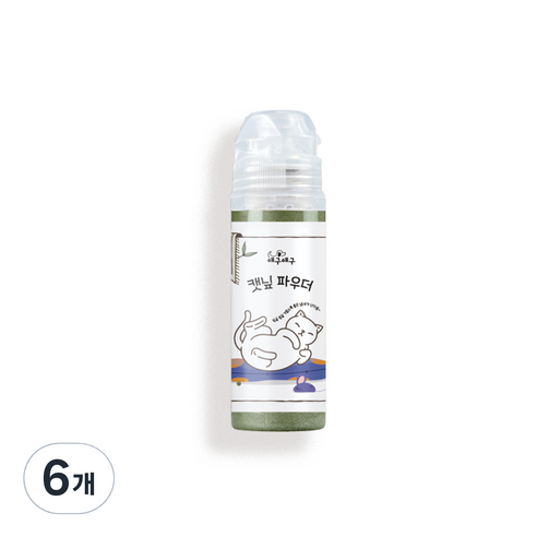 애구애구 캣닢 파우더 10g, 6개