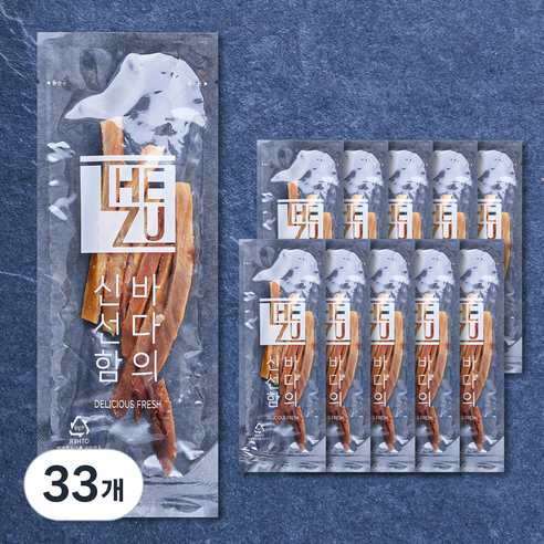 더주 바베큐 조미 오징어, 20g, 33개