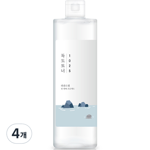 라운드랩 독도 토너, 500ml, 4개