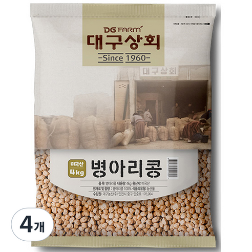 대구상회 병아리콩, 4kg, 4개