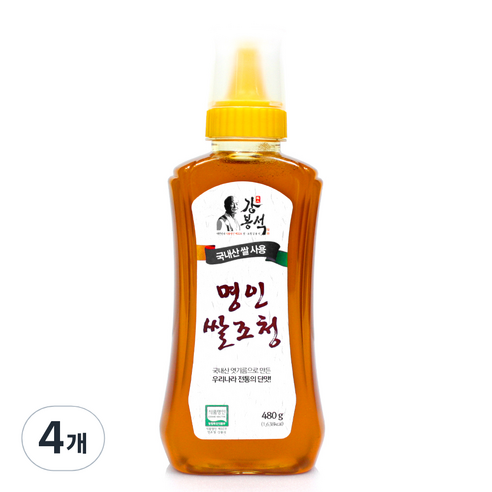 강봉석 명인 쌀조청, 480g, 4개