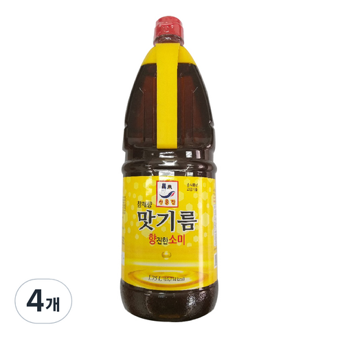 청은 참깨향 맛기름 향소미, 1.75L, 4개