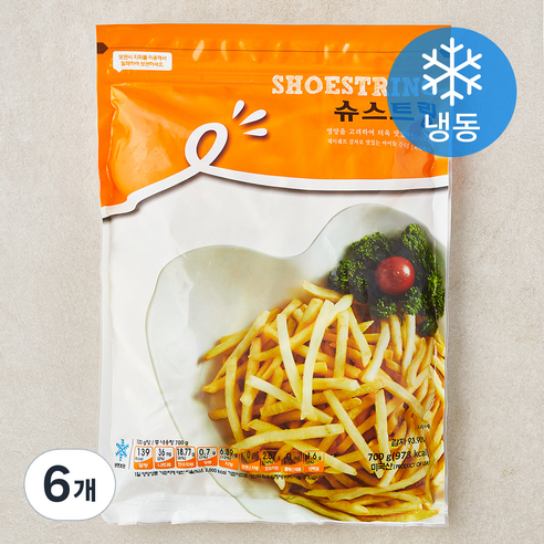 램웨스턴 슈스트링 (냉동), 700g, 6개