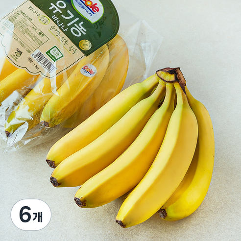돌 유기농 인증 바나나, 6개, 1.1kg