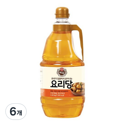 백설 요리당, 2.45kg, 6개