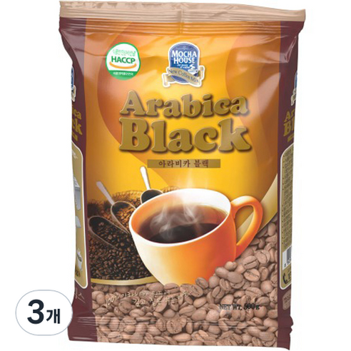 자판기용 아라비카 블랙 커피, 500g, 1개입, 3개