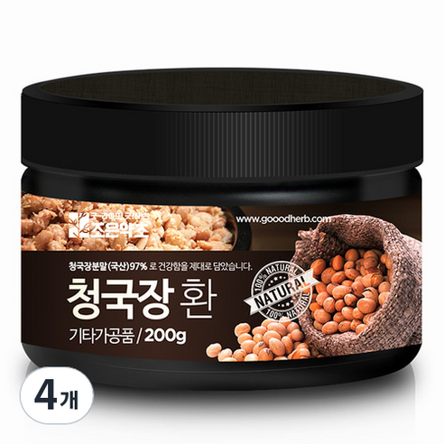 조은약초 프리미엄 청국장환, 200g, 4개