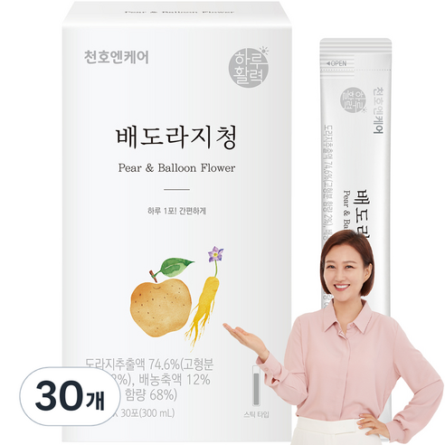 천호엔케어 배도라지청, 10ml, 30개, 30개입
