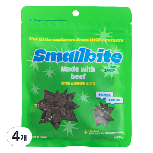 바잇미 강아지 미니트릿 스몰바이트, 100g, 4개, 소