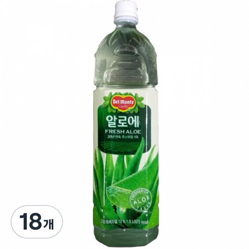 델몬트 알로에 주스, 1.5L, 18개