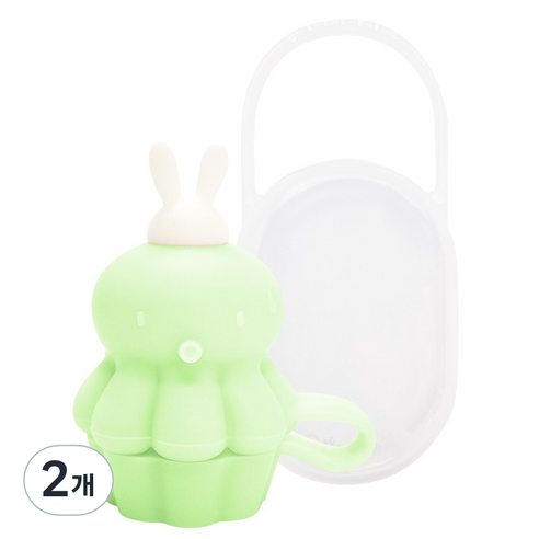 아가프라 문어 파우치캡, 라임, 2개, 라임