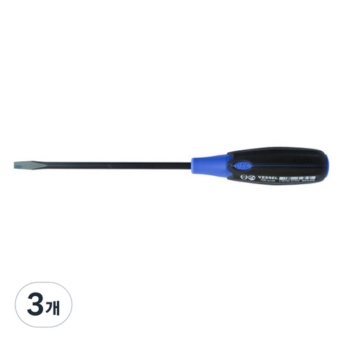 베셀 슈퍼 쿠션 드라이버 일자 6 x 150 mm 700, 3개