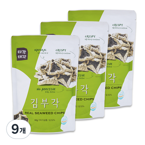 티각태각 김부각, 60g, 9개