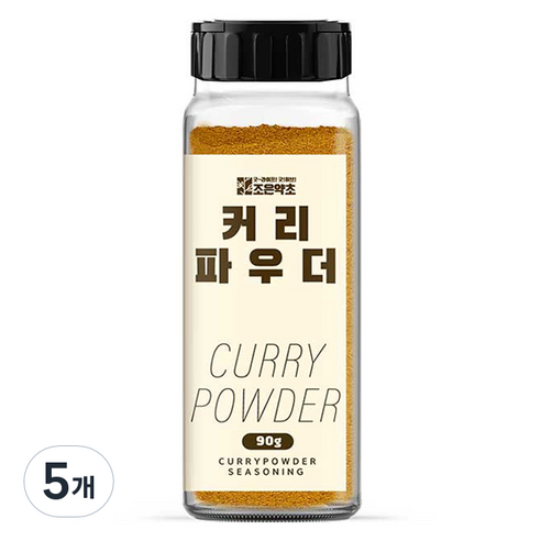 조은약초 커리 파우더, 90g, 5개