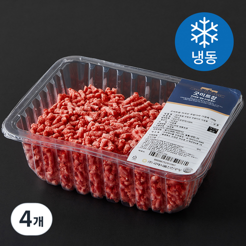 굿미트찹 미국산 우앞다리 다짐육 (냉동), 700g, 4개