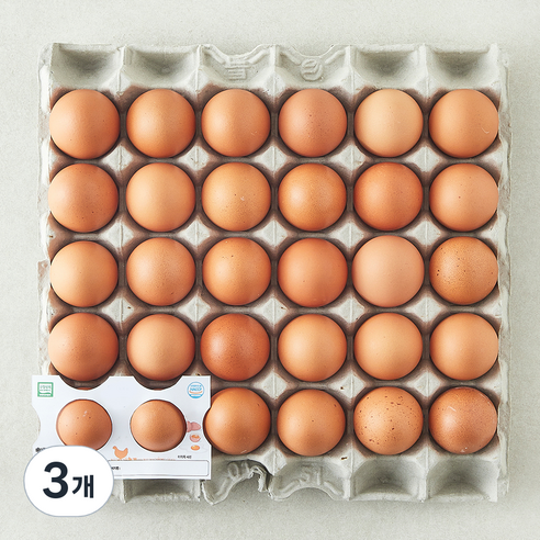 자연애찬 무항생제 특란, 3개, 30구