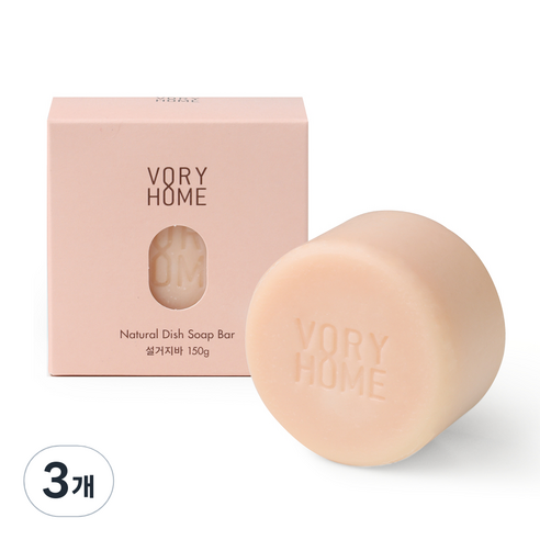 보리홈 설거지 워싱바, 150g, 3개