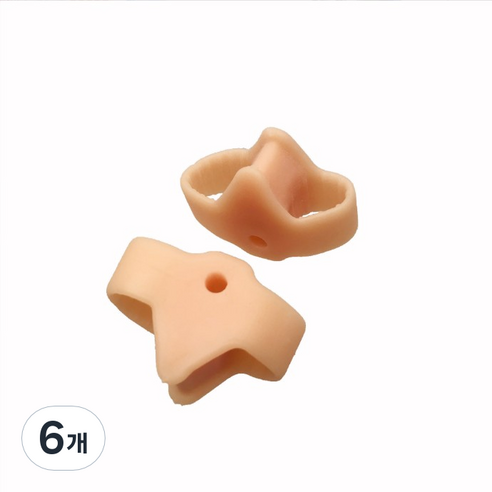 나음다름 이중 링 발가락 스킨 2p, 6개