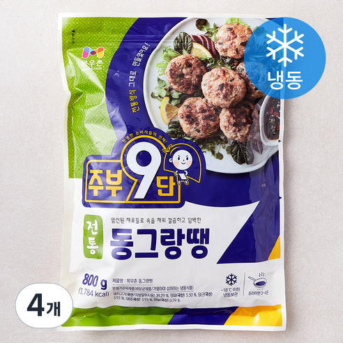 주부9단 목우촌 동그랑땡 (냉동), 800g, 4개