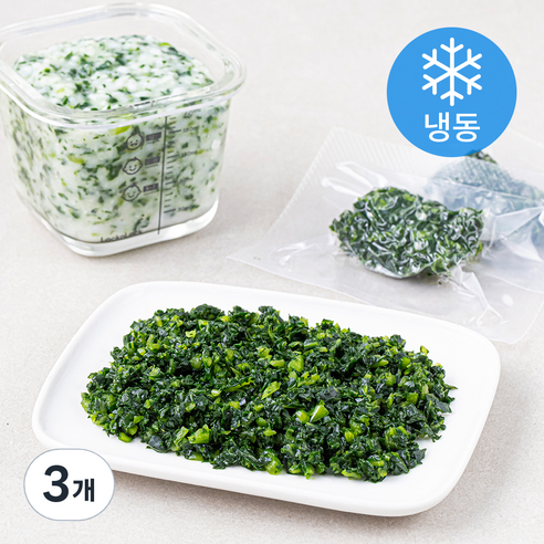 맘마유 케일 다짐 (냉동), 160g, 3개, 케일맛