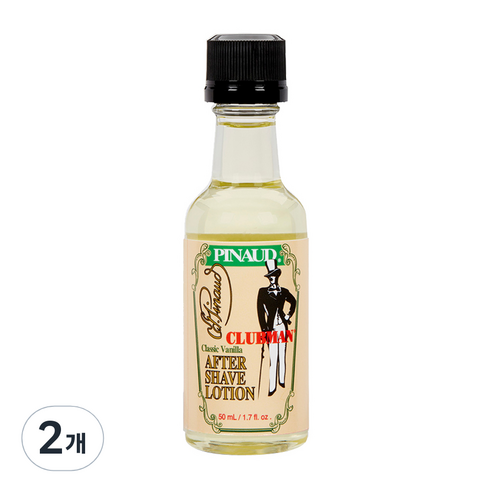 클럽맨피노드 클래식 바닐라 에프터쉐이브 로션, 50ml, 2개