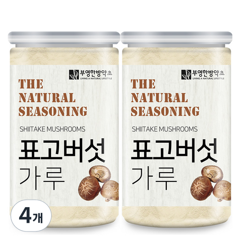 부영한방약초 표고버섯가루, 100g, 4개