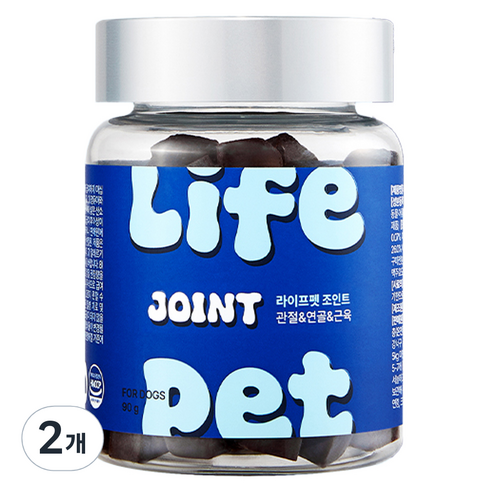 라이프펫 강아지 영양제, 뼈/관절강화, 90g, 2개