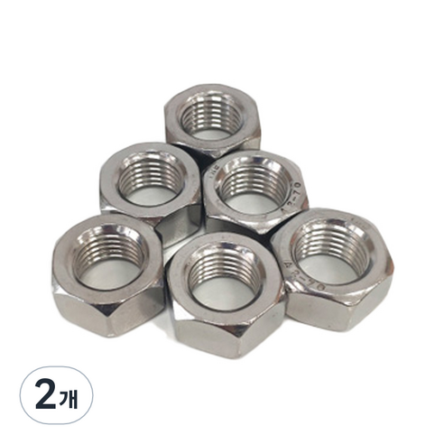 이노공구 육각너트 스텐 M22 HN112 6p, 2개