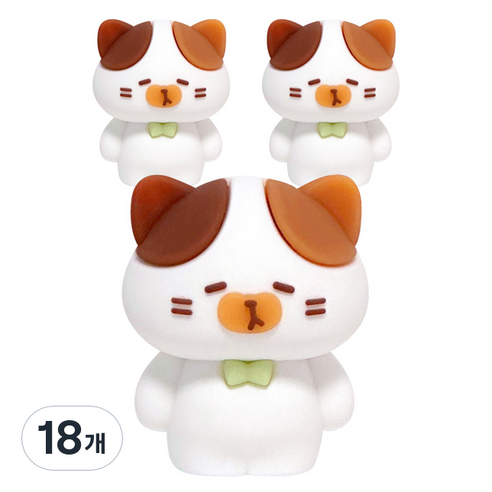 iiGEN 고양이 연필깎이, 흰색, 18개